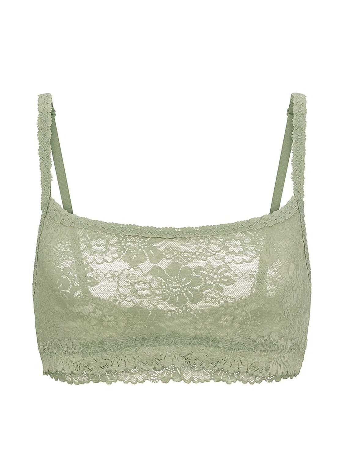 vs Pink Wink PINK Wink&trade; Unlined Scoop Bralette Slate Green 3 of 3 