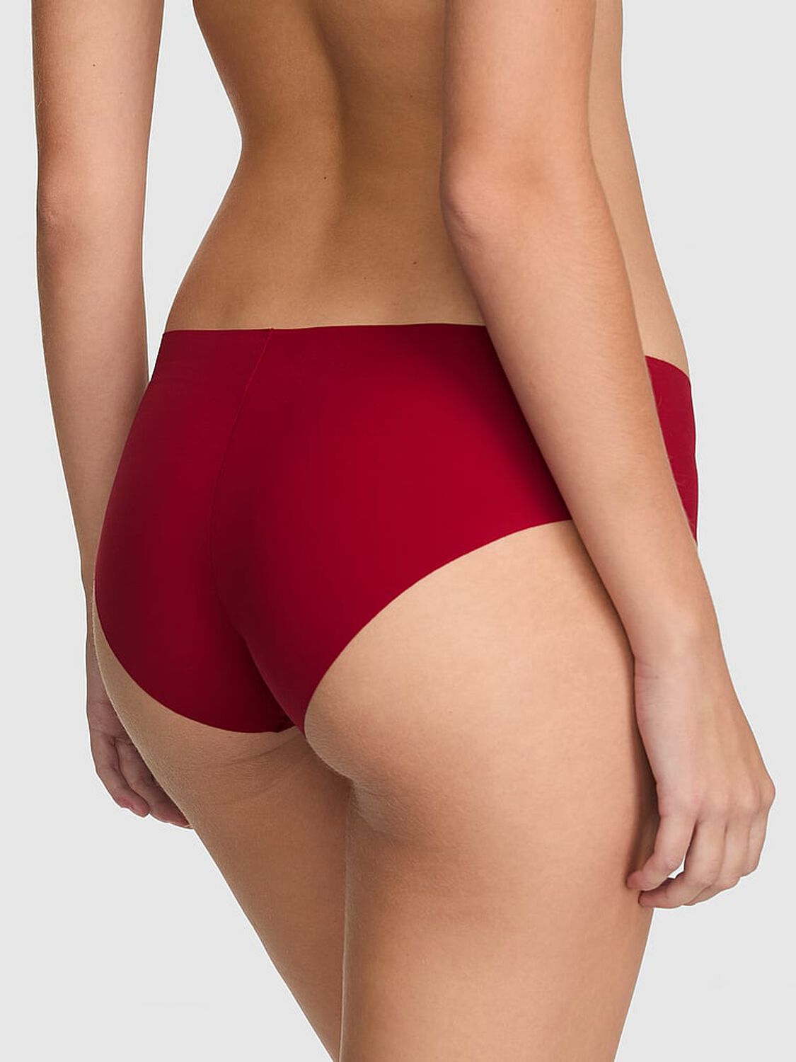 vs Pink No-Show Cheeky Panty Red Lacquer 2 of 2 