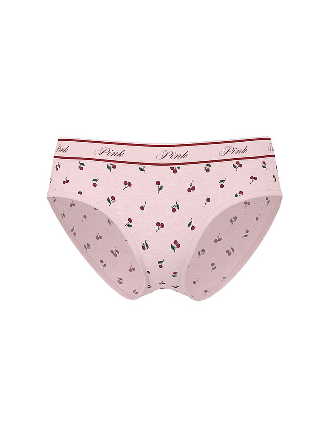 pink Pink Logo Cotton Hiphugger Panty Pink Tulip Cherry Print 4 of 4 