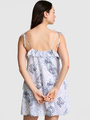 Flowy Ruffle Mini Dress