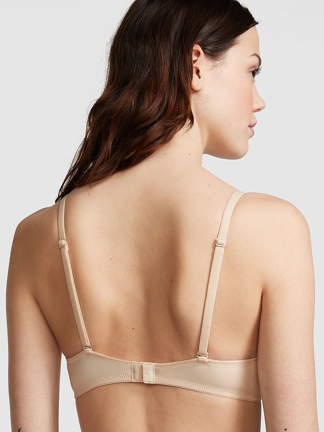 vs Pink Wear Everywhere Wear Everywhere Lightly Lined T-Shirt Bra Marzipan 2 of 3 