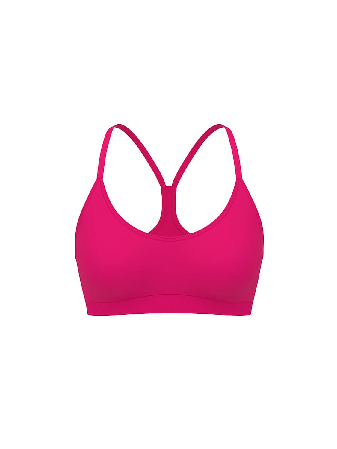vs Pink All-Day Cotton&trade; Low-Scoop Racerback Bra Hot Stuff 3 of 3 
