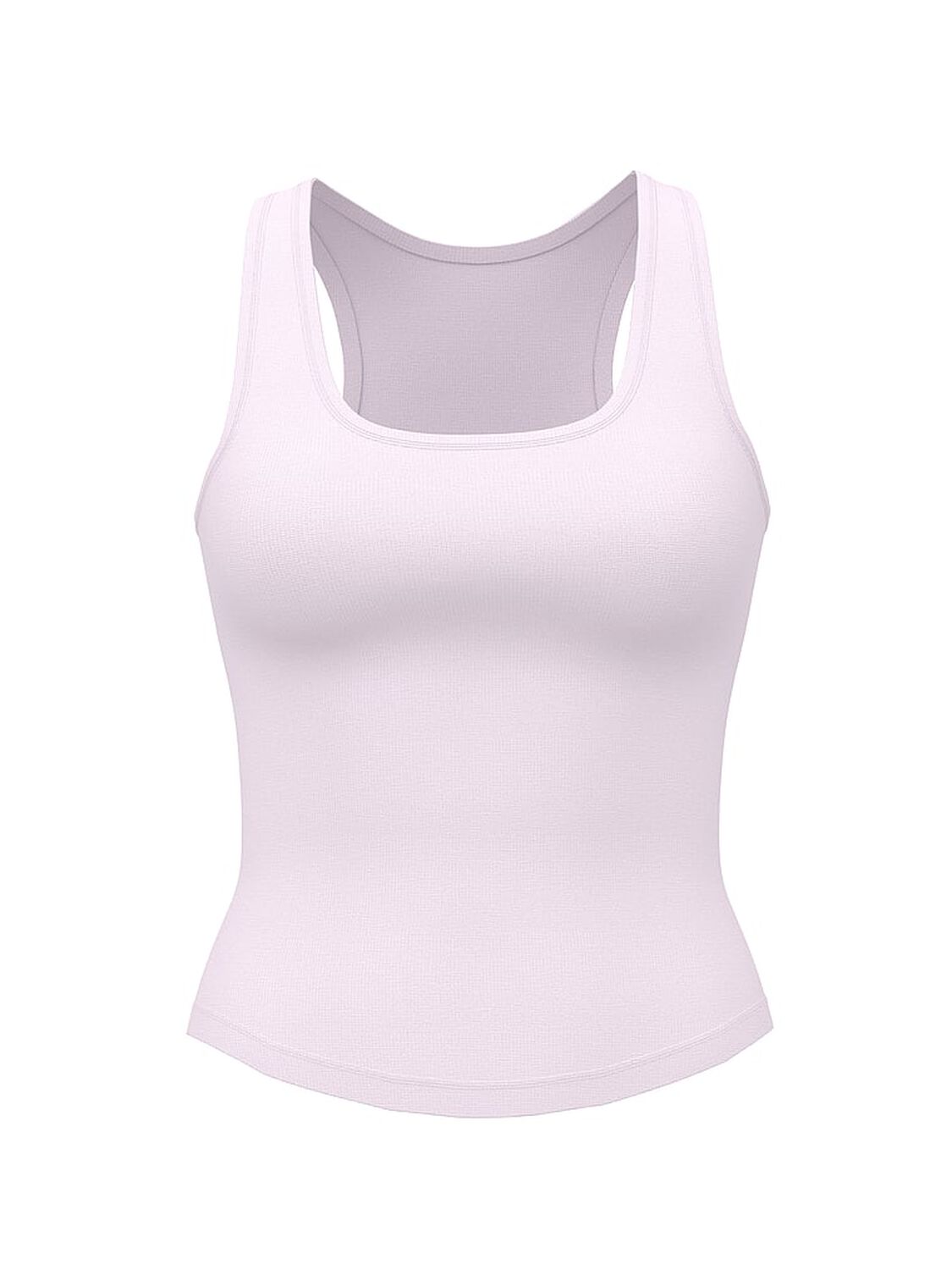 vs Pink Relaxed Rib Boyfriend Tank Top Pink Tulip 3 of 3 