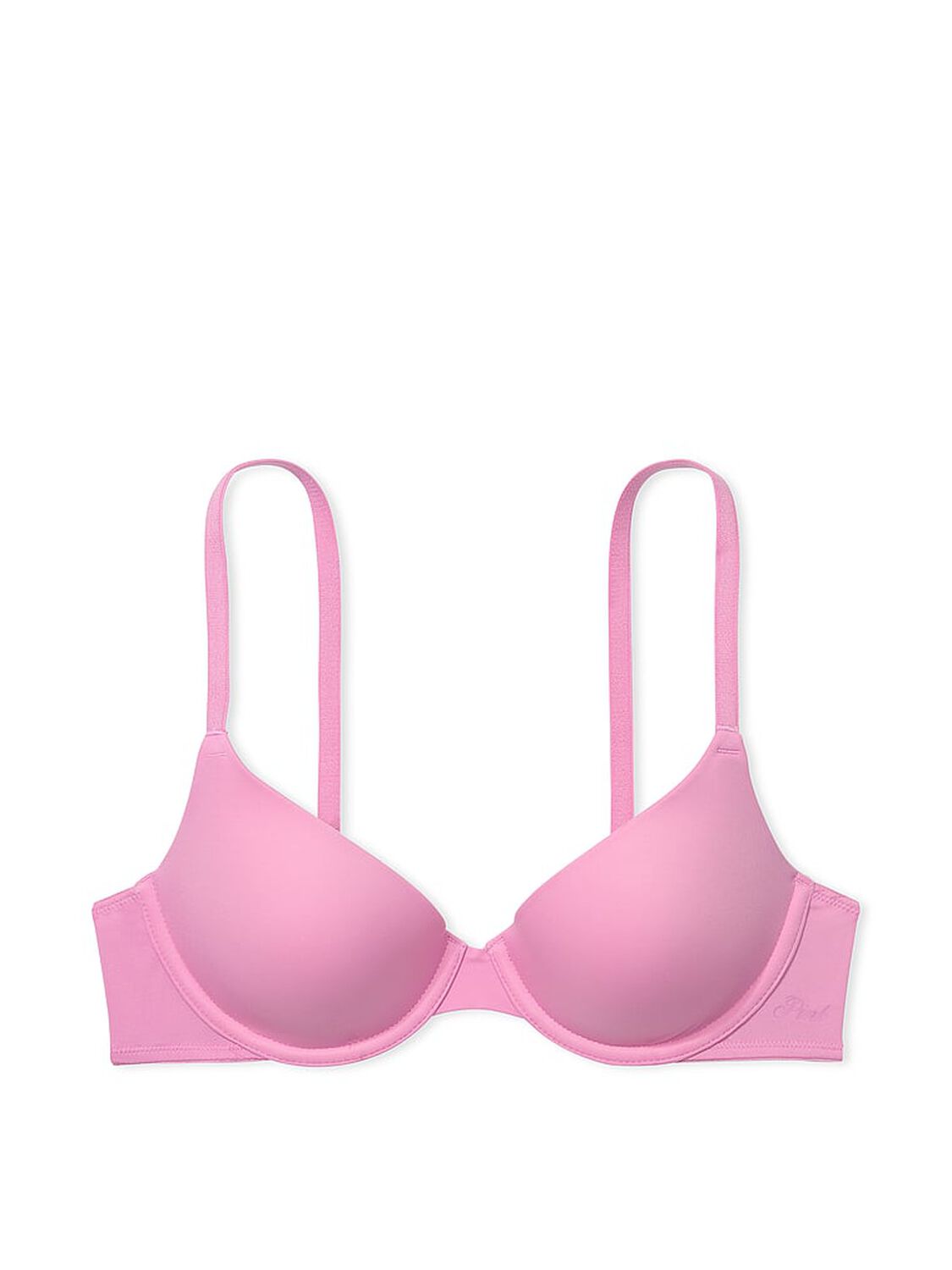 vs Pink Wear Everywhere Wear Everywhere Lightly Lined Full Coverage T-Shirt Bra Moonstone Pink 1 of 2 