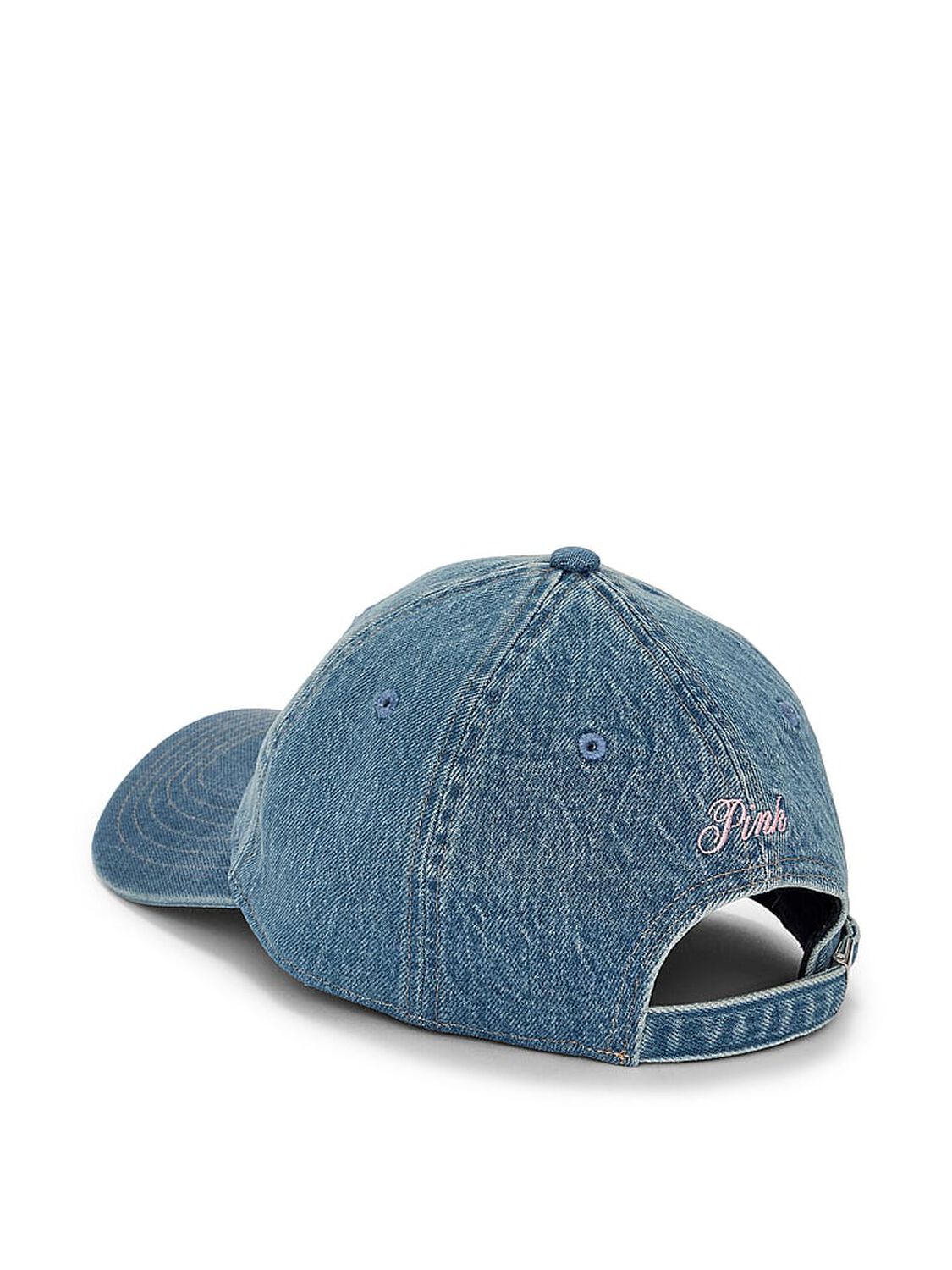 vs Pink Baseball Hat Denim With Charm 3 of 3 
