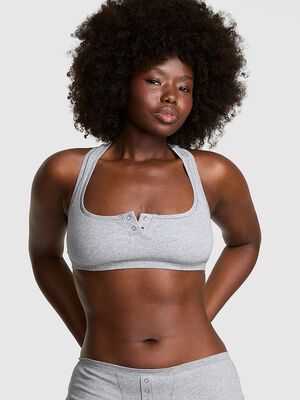 Cotton Dorm Unlined Racerback Bralette