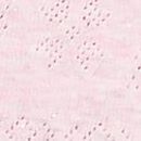 Pointelle Henley Cami, Heathered Pink Petal Woven Shine, swatch