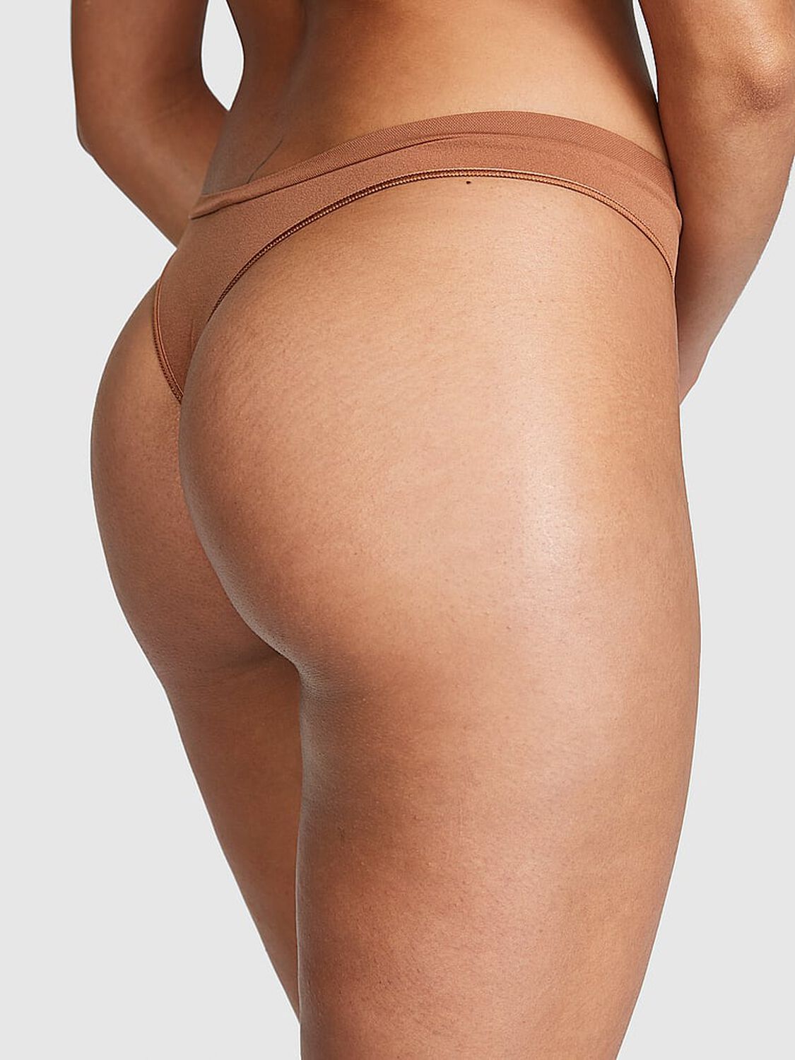 vs Pink Seamless High-Leg Thong Panty 2 of 3 