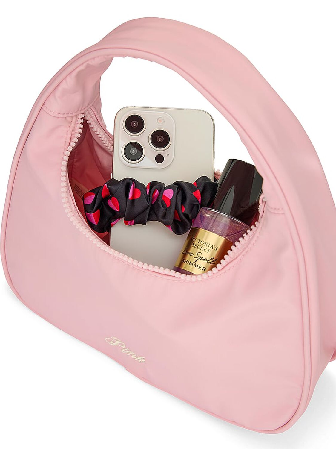 vs Pink Nylon Mini Hobo Bag Dollhouse 3 of 4 