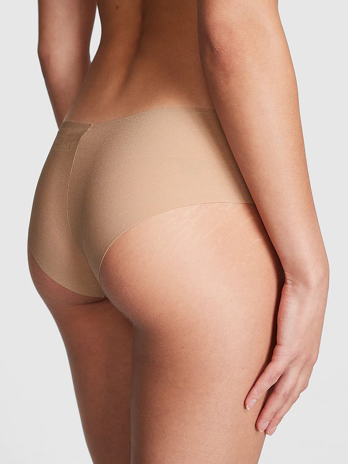 vs Pink No-Show Cheeky Panty Praline 2 of 3 