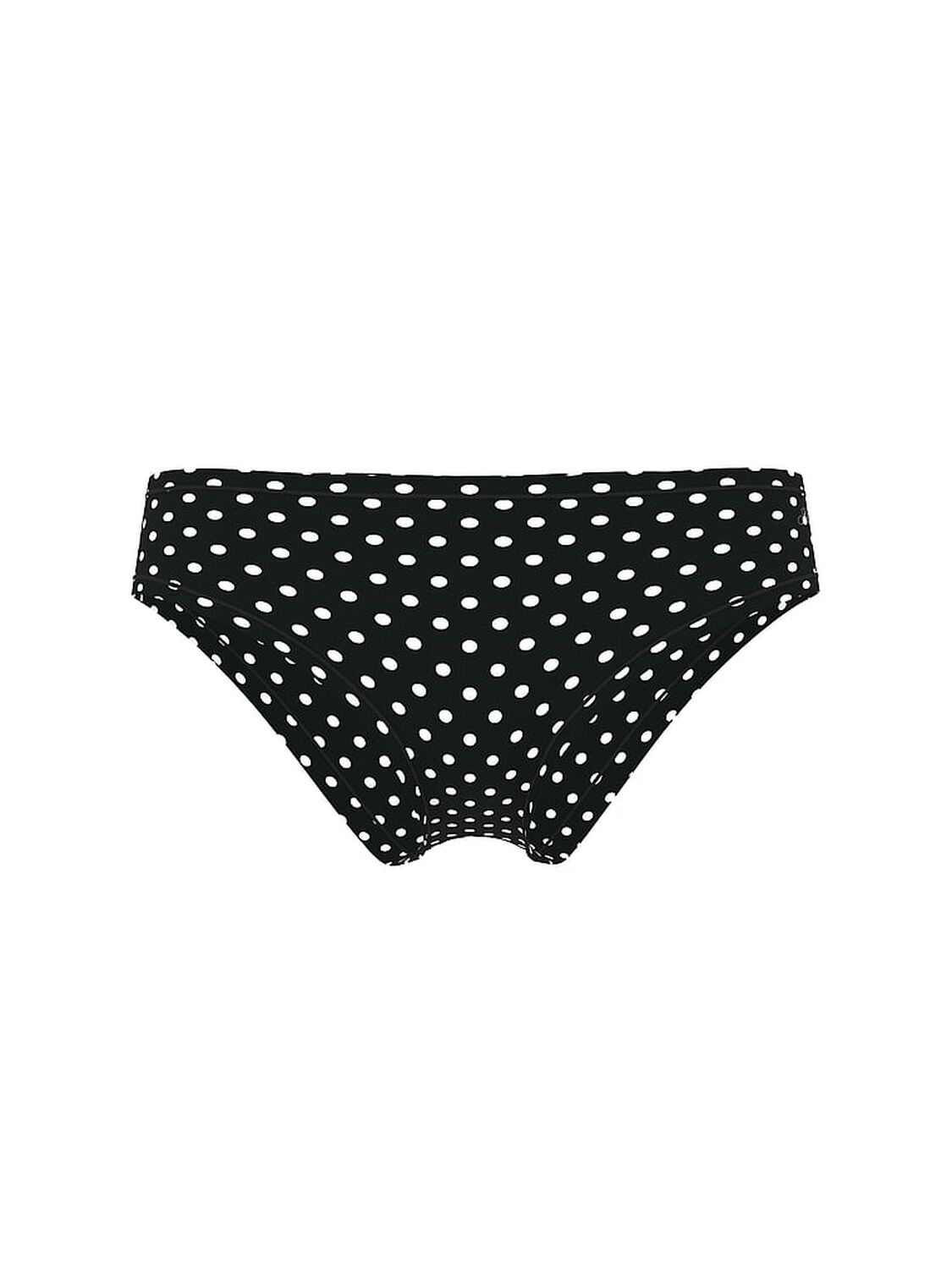 vs Pink Cotton Cheeky Panty Black White Dot Print 3 of 3 