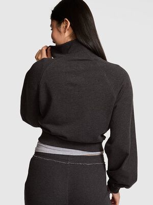 Campus Terry&trade; Mock-Neck Full-Zip Sweatshirt