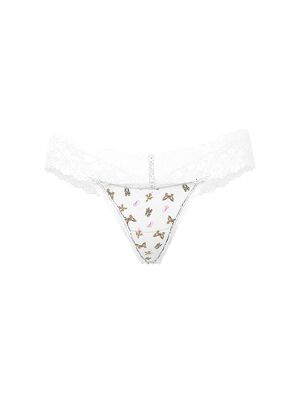 Wink Lace-Trim Thong Panty