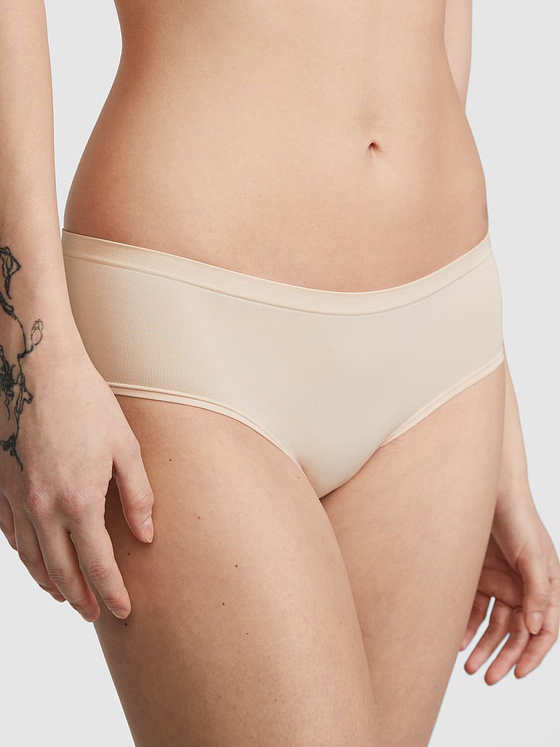 vs Pink Seamless Hiphugger Panty Marzipan 1 of 3 