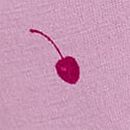 Cotton Lace-Trim Low-Rise Cheeky Panty, Hushed Lilac Cherry  with Purple Lace, swatch