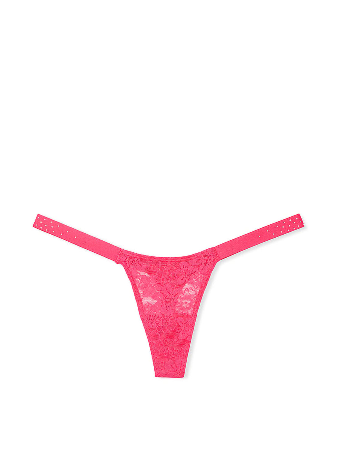vs Pink Wink Bling Lace Micro Thong Panty Double Bubble 3 of 3 