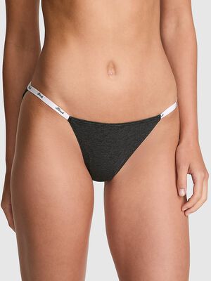Logo Cotton String Bikini Panty