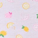 Logo Cotton Shine Boyshort Panty, White Lemon Print, swatch