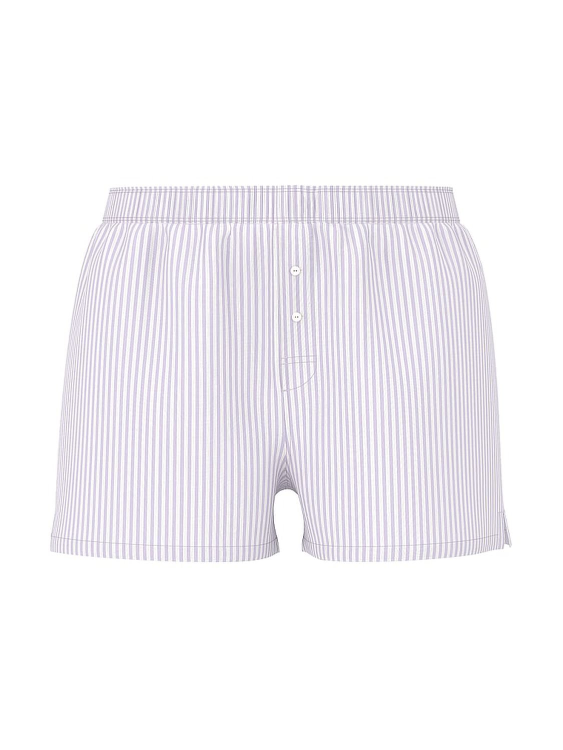 vs Pink TENCEL™ Boxy Pajama Shorts Winter Whitespring Violet Stripes 3 of 4 