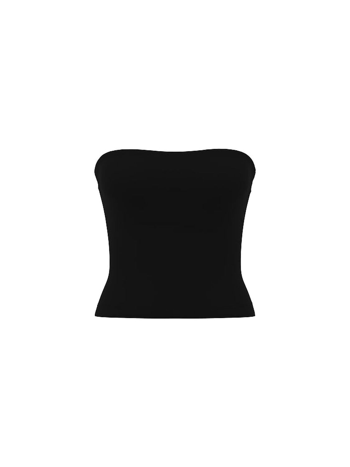 vs Pink Base Stretch Tube Top Pure Black 3 of 3 