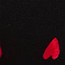 No-Show Cheeky Panty, Black Heart, swatch