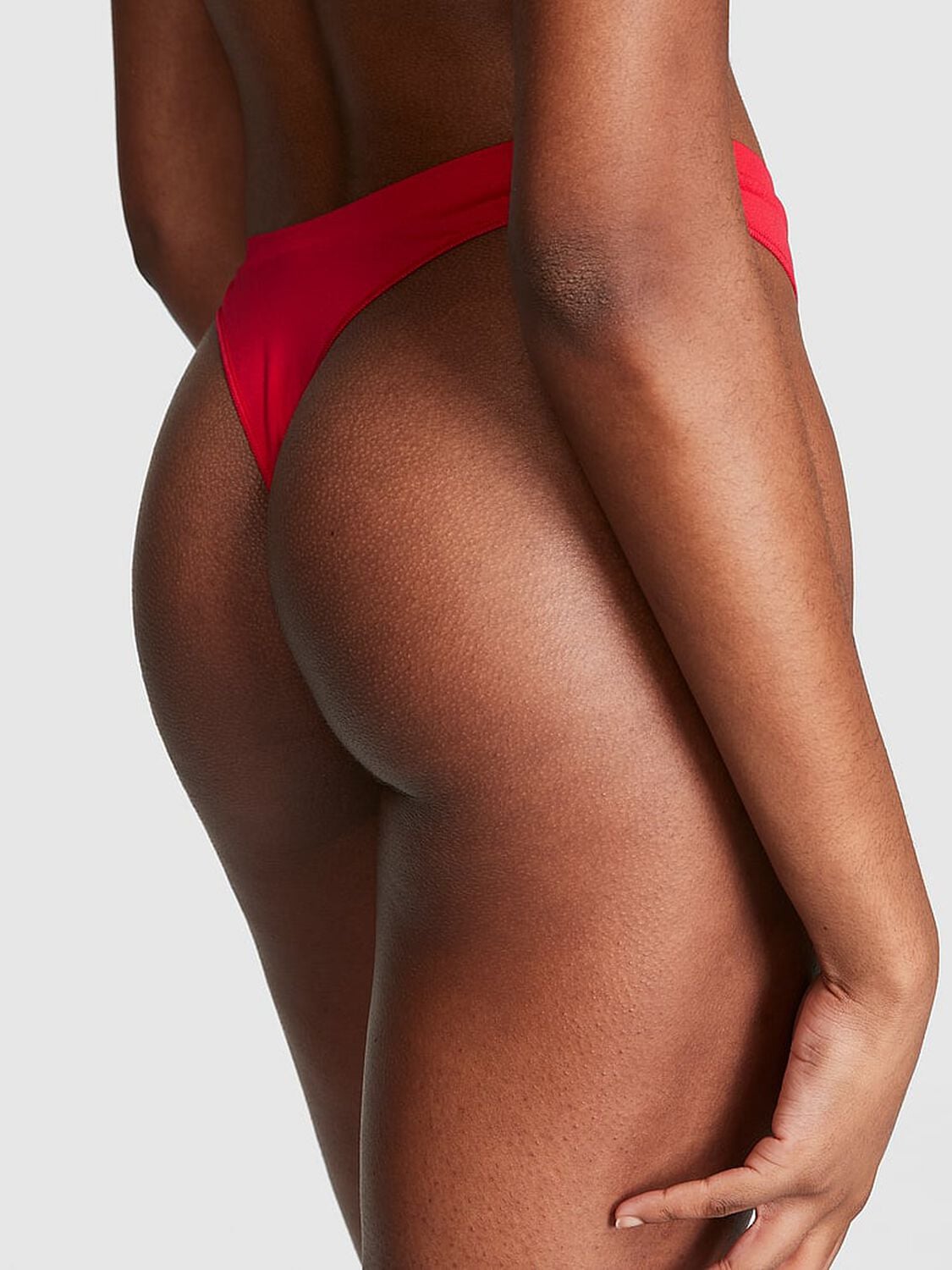 vs Pink Seamless High-Leg Thong Panty Red Pepper 2 of 3 