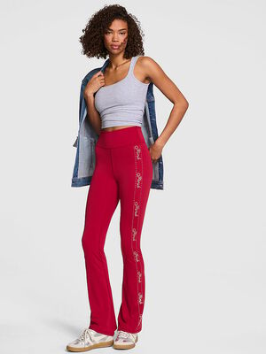 Relay Logo Shine Flare Leggings