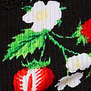 Wink Lace-Trim Cheeky Panty, Black Strawberry Print, swatch