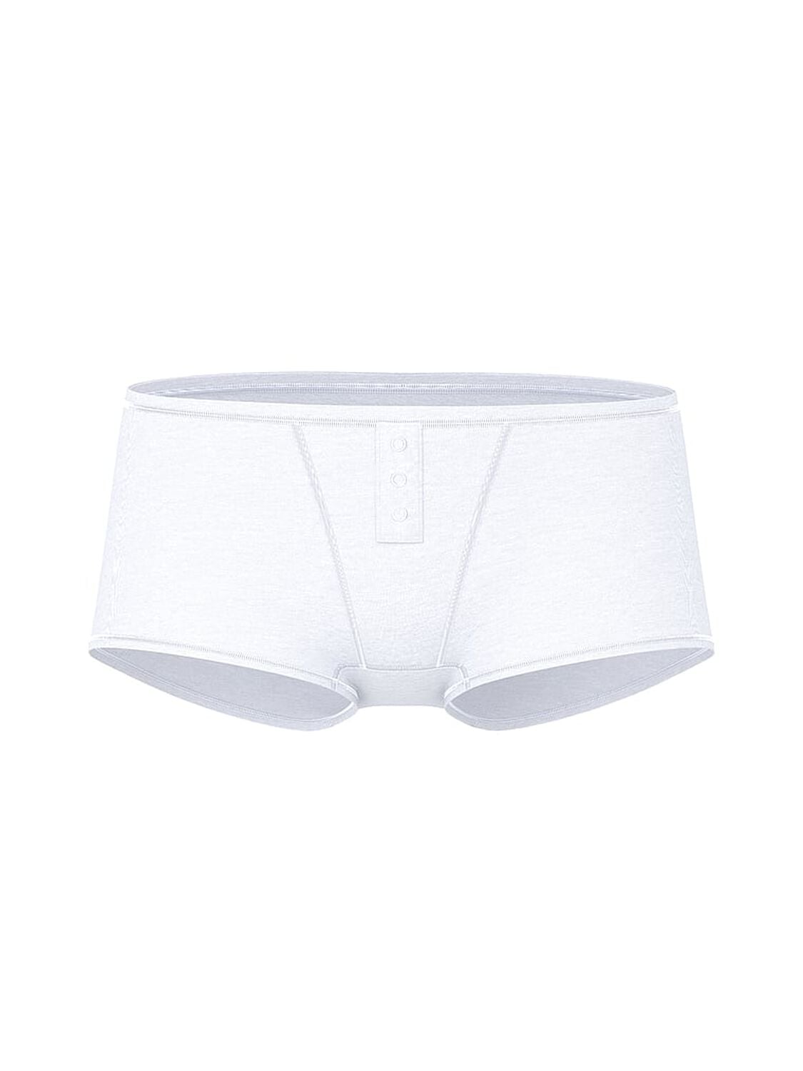 pink Pink Cotton Dorm Boyshort Panty White 1 of 3 