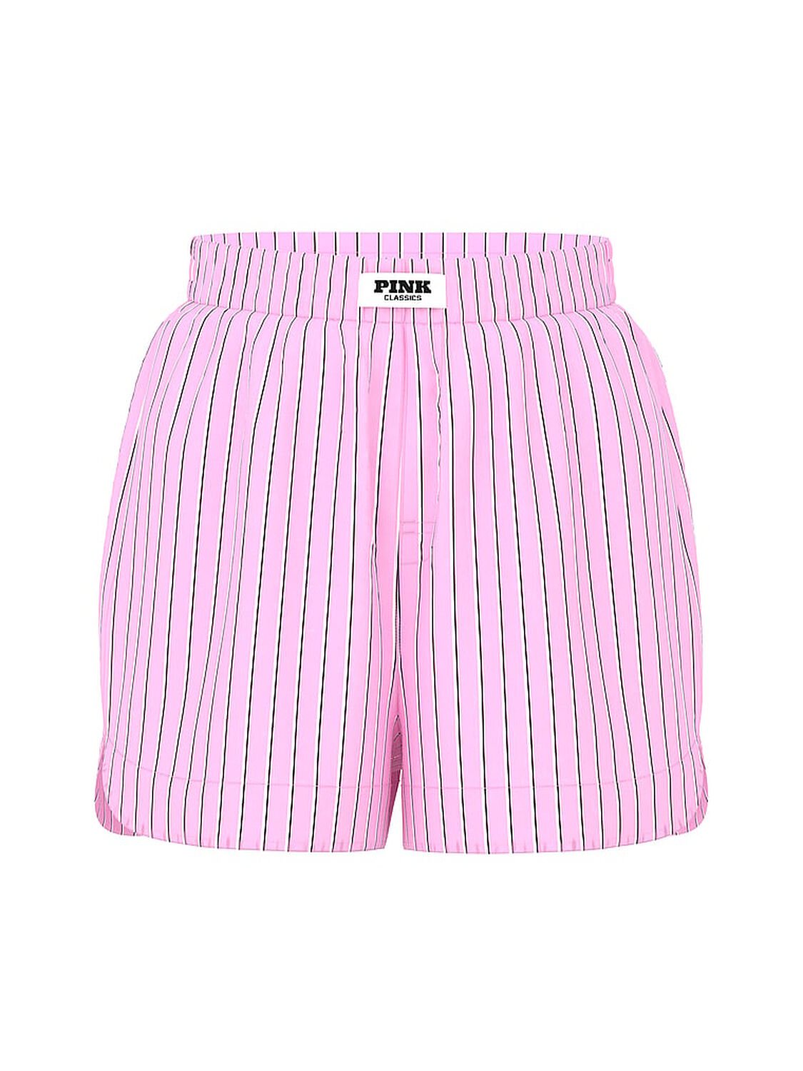 vs Pink Boyfriend Boxer Pajama Shorts Pink Lolipop Stripes 3 of 3 
