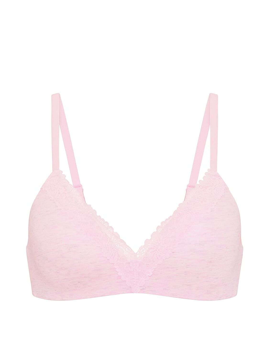 vs Pink Wear Everywhere&trade; Lightly Lined Wireless Bra Heather Petal Pink 3 of 3 