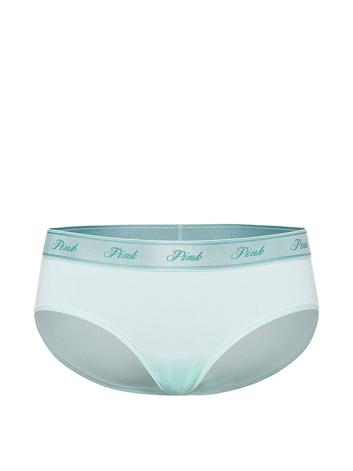 vs Pink Logo Cotton Hiphugger Panty Spray Blue 3 of 3 