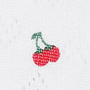 Cotton Thong Panty, White Cherry Heart Print, swatch