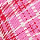 Cotton Lace-Trim String Bikini Panty, Pink Plaid Print with You're on My Wishlist Graphic, swatch