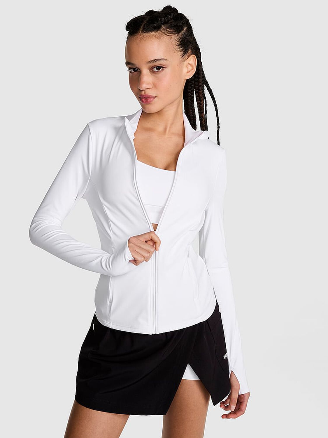 vs Pink Relay Full-Zip Jacket Vs White 1 of 2 