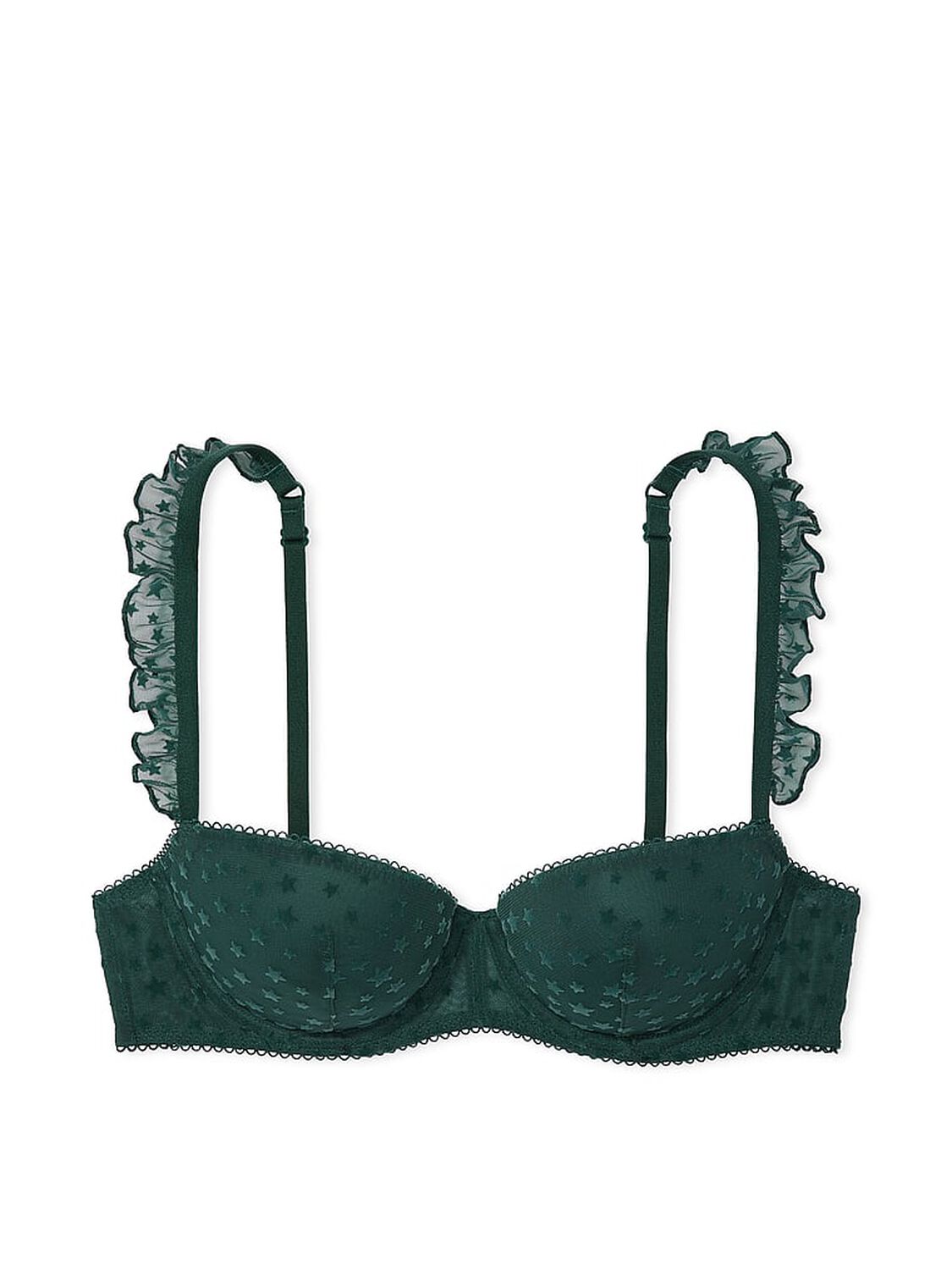 vs Pink Wink Push-Up Balconette Bra Deep Forest 3 of 4 