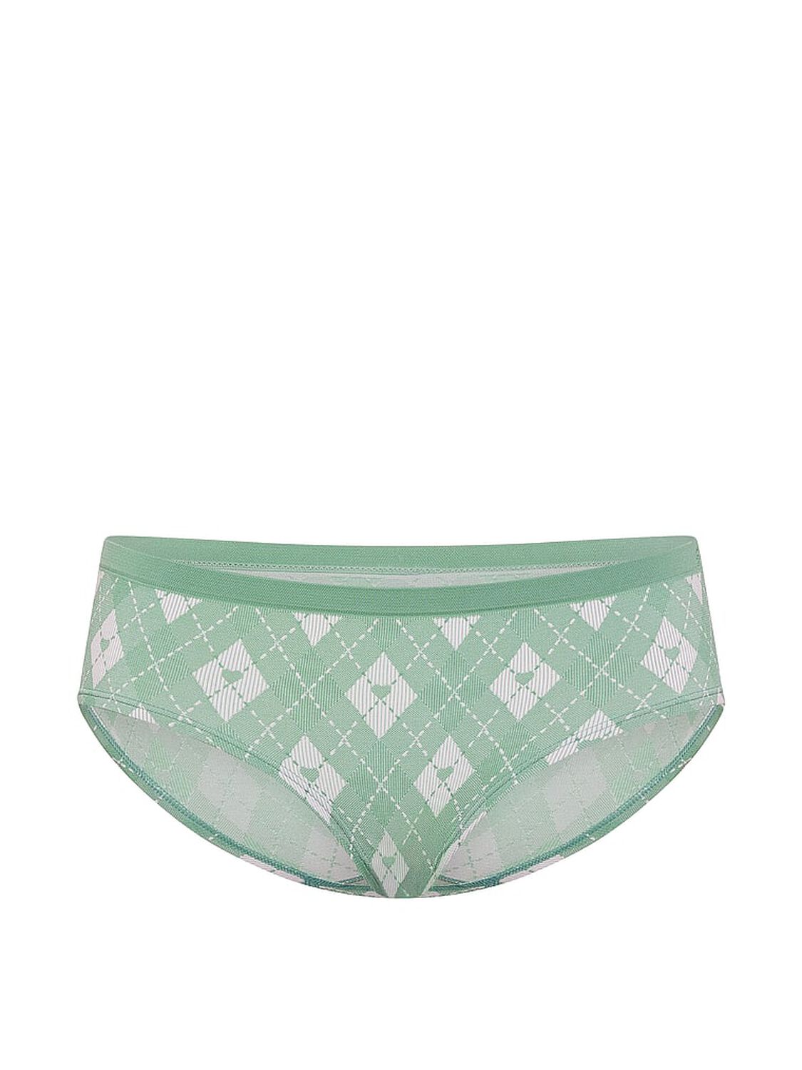 vs Pink Seamless Hiphugger Panty Harbor Gray Argyle 3 of 3 