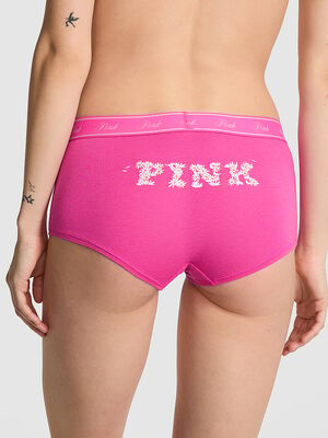 Logo Cotton Boyshort Panty