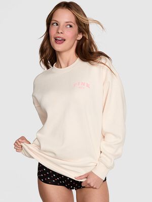 Ivy Fleece Oversized Crew Sweatshirt