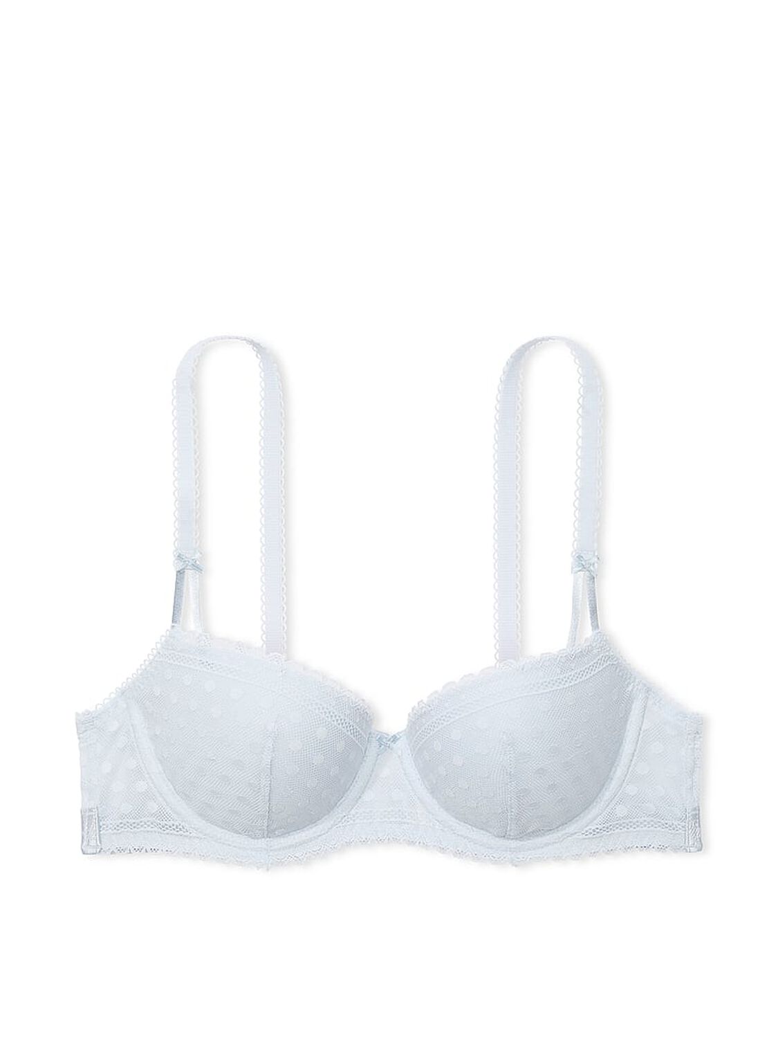 vs Pink Wink Lightly Lined Balconette Bra Hydrangea Blue 3 of 4 