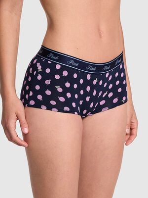 Logo Cotton Boyshort Panty