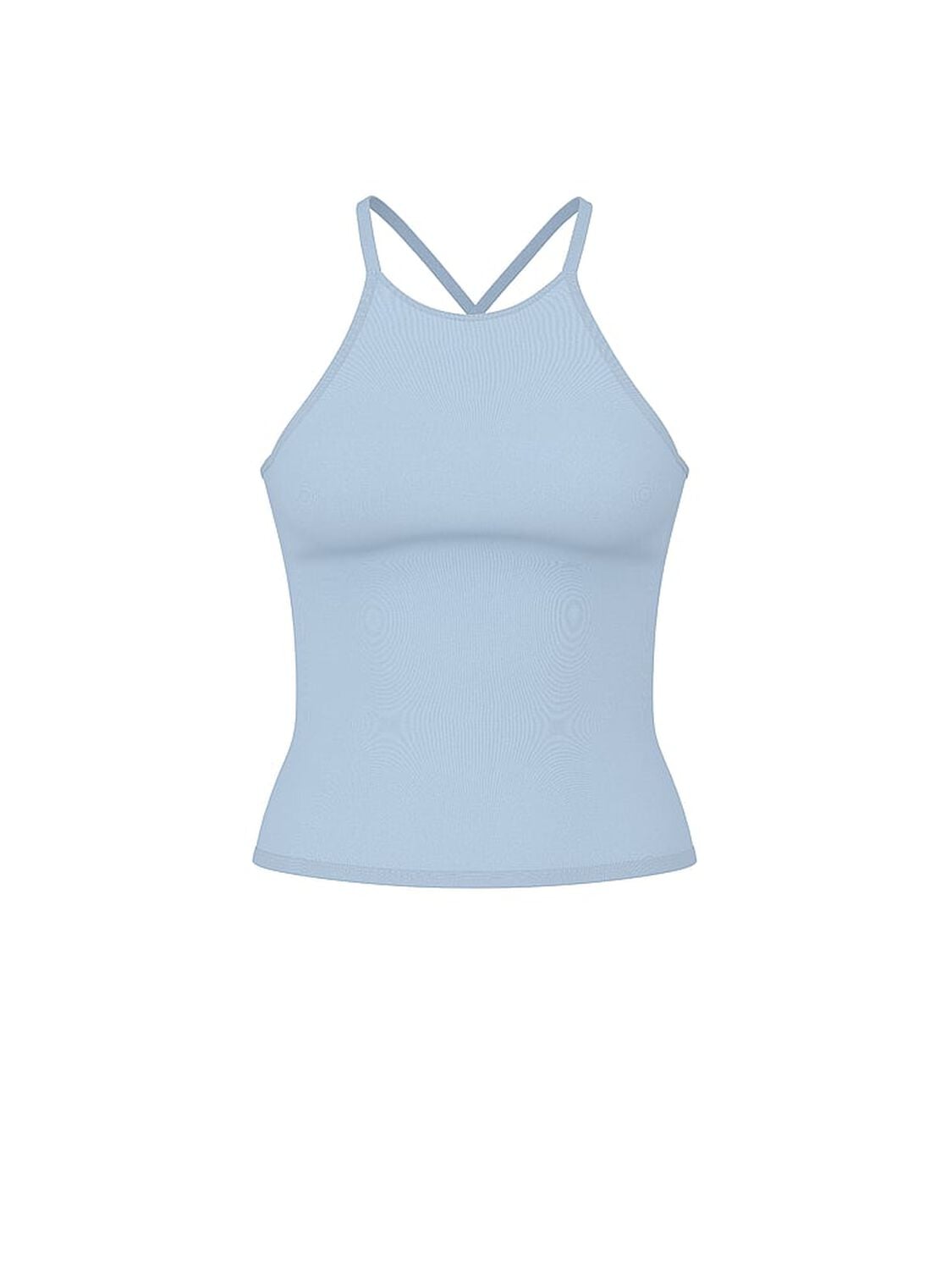 pink Pink Soft Modal High-Neck Bra Tank Icy Blue Santas Fave Bling 3 of 3 