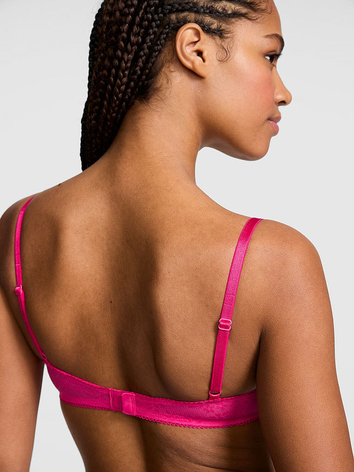 vs Pink Wink PINK Wink&trade; Push-Up Balconette Bra Hot Stuff 2 of 4 