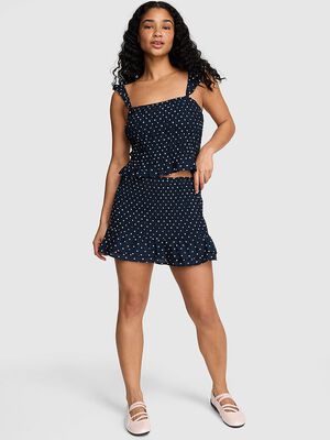 Flirty Fit Smocked Mini Skirt
