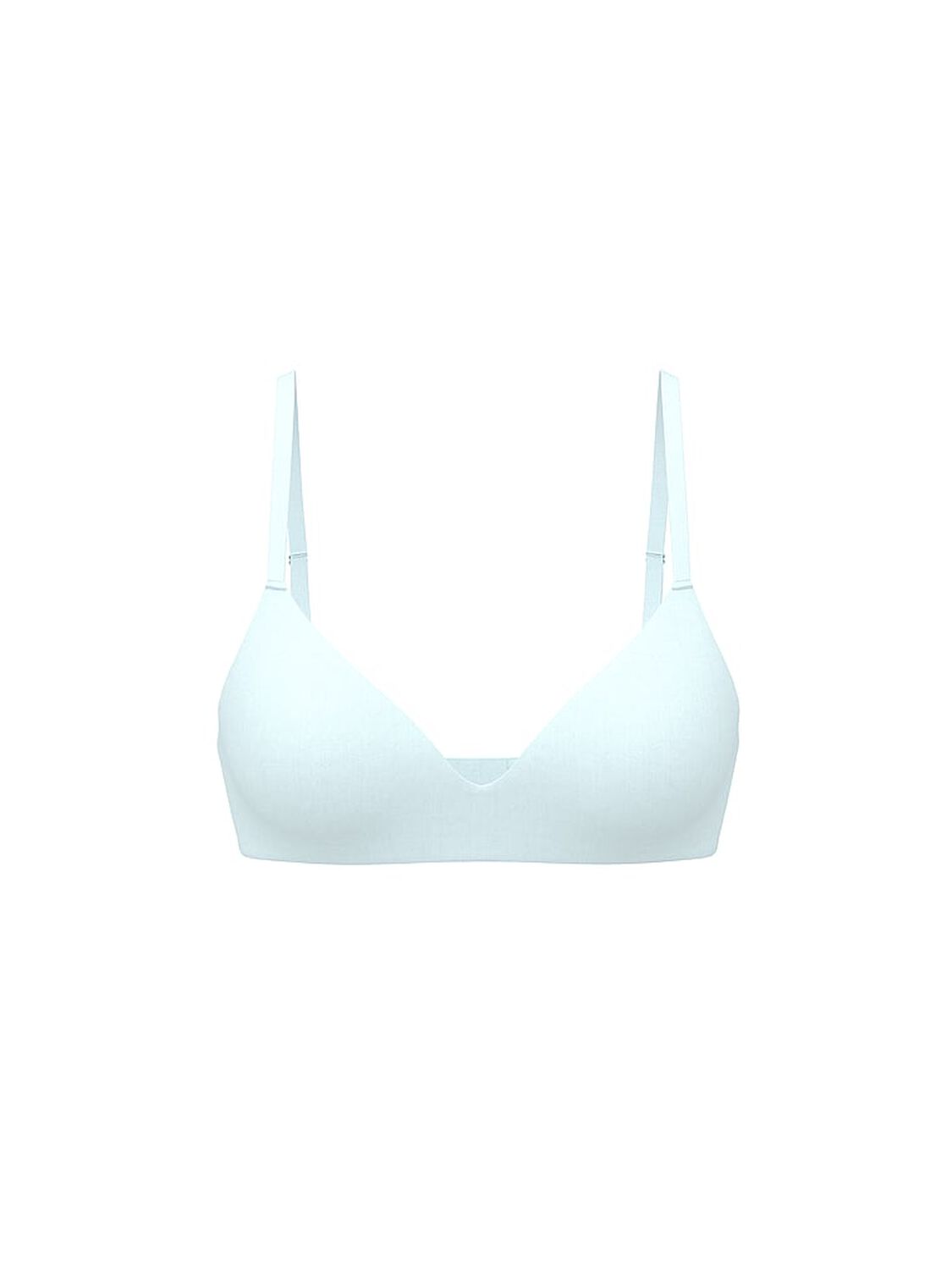 vs Pink Wear Everywhere Wear Everywhere Lightly Lined Wireless Bra Spray Blue 3 of 3 