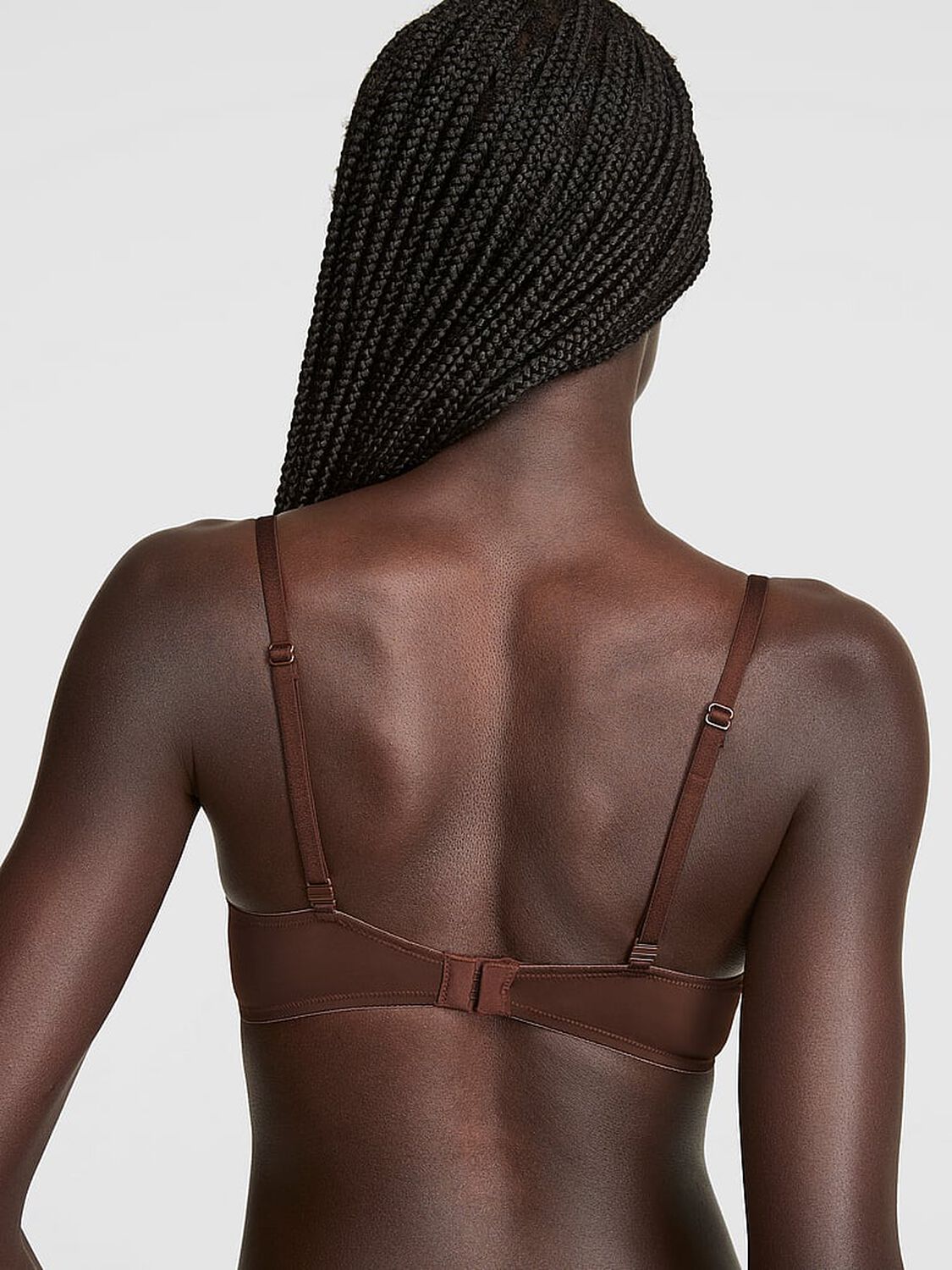 vs Pink Wear Everywhere Wear Everywhere&trade; Super Push-Up Bra Ganache 2 of 2 