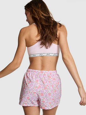 Boxy Cotton Pajama Shorts