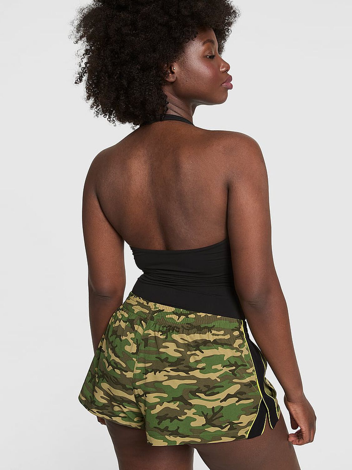 vs Pink Tech Woven Retro Shorts Camo 2 of 2 