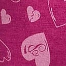 Logo Cotton Shine Boyshort Panty, Pink Fire Broken Hearts, swatch