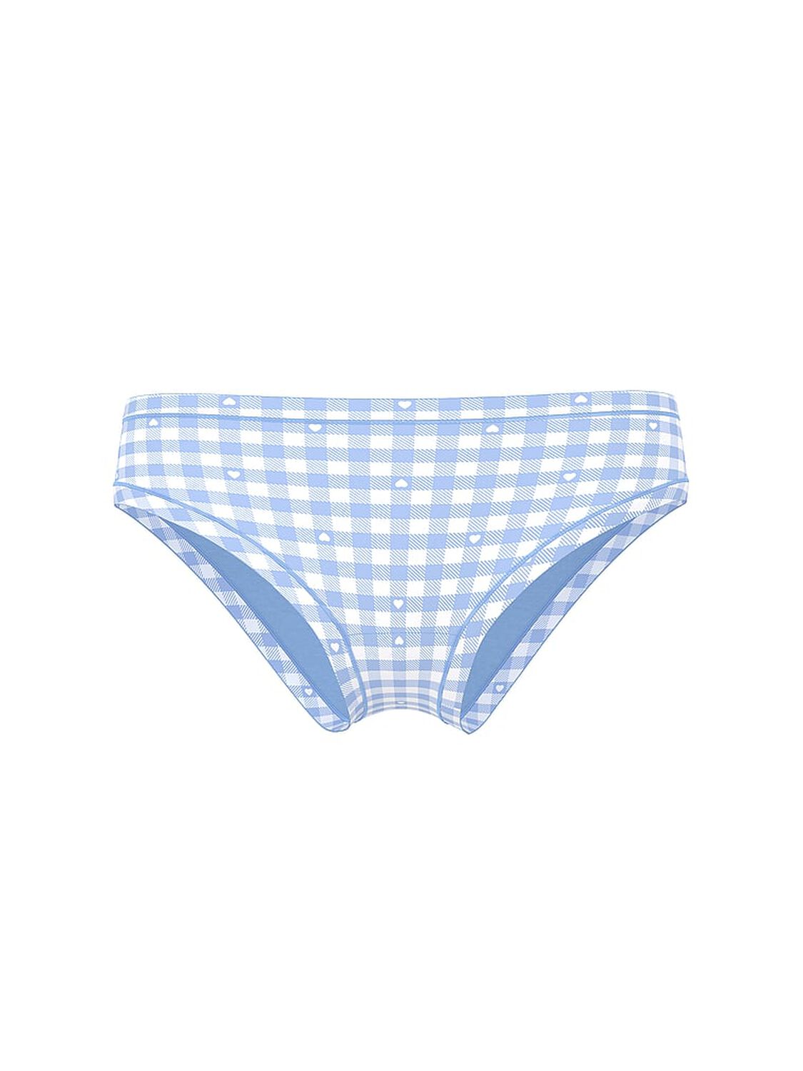 vs Pink Cotton Cheeky Panty Blue Gingham 3 of 3 